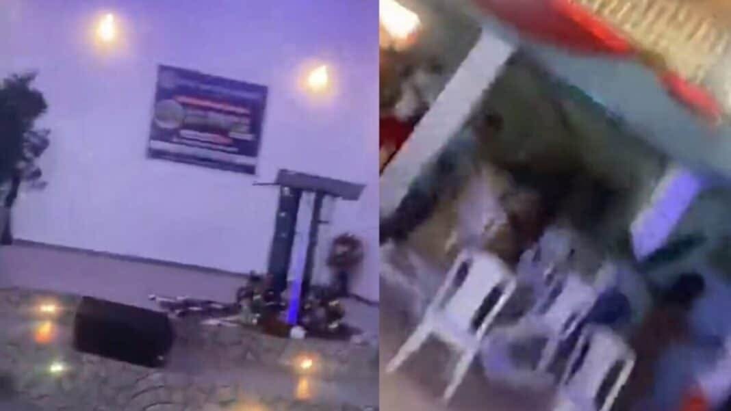 un homme saccage une église, accusant le pasteur de c0ucher avec sa femme : Vidéo