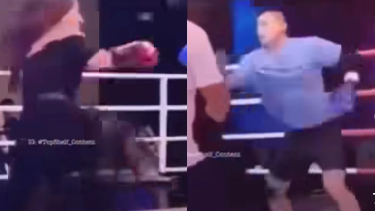 un couple choisit la boxe pour régler leurs différends conjugaux : Vidéo