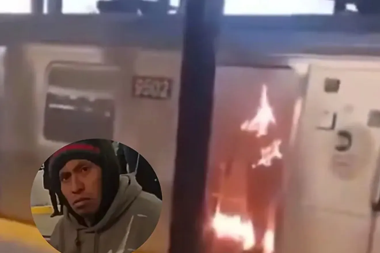 Etats-Unis : Un homme incen.die une femme dans le métro de New York-Vidéo