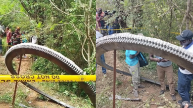 engin spatial tombé au Kenya
