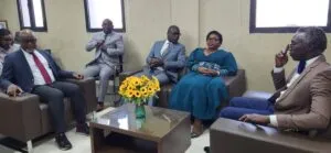 Korhogo / Me Florence Loan Messan visite les autorités judiciaires et politiques