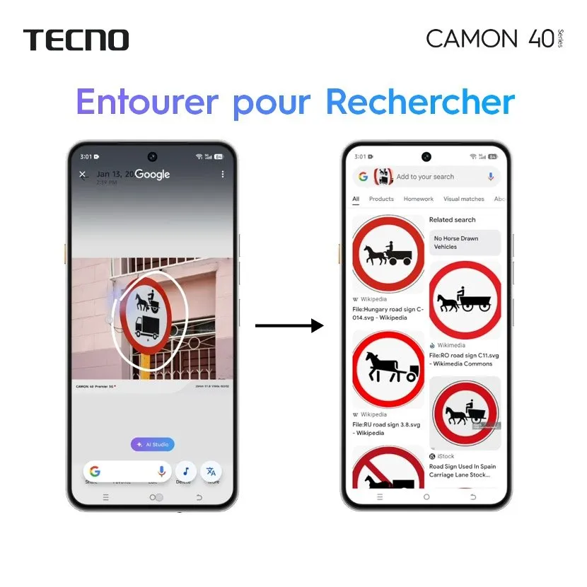 Téléphone TECNO Camon 40 : L’IA qui bosse pour toi, uniquement !
