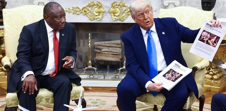 Prétendu génocide des blancs en Afrique du Sud / Donald Trump a été manipulé par ses services