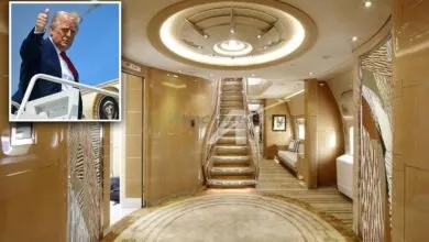 Trump transforme le nouvel Air Force One en un bureau de luxe rempli d’opulence