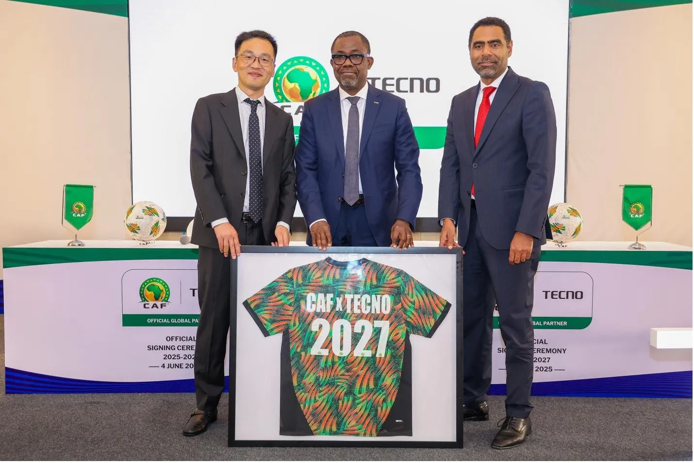 TECNO prolonge son partenariat avec la CAF et devient Partenaire Mondial Officiel de la CAN 2025 et 2027, tout en nourrissant le rêve des Africains à travers le football