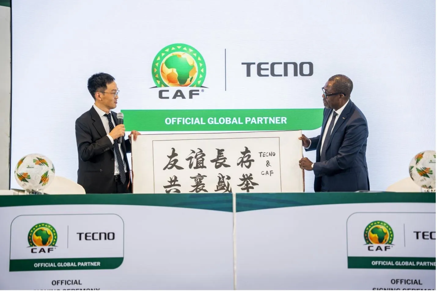 TECNO prolonge son partenariat avec la CAF et devient Partenaire Mondial Officiel de la CAN 2025 et 2027, tout en nourrissant le rêve des Africains à travers le football