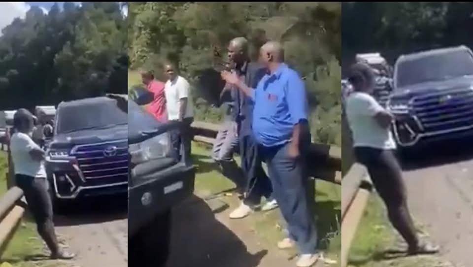 Kenya : des citoyens bloquent un membre du gouvernement roulant à contresens ( Vidéo)