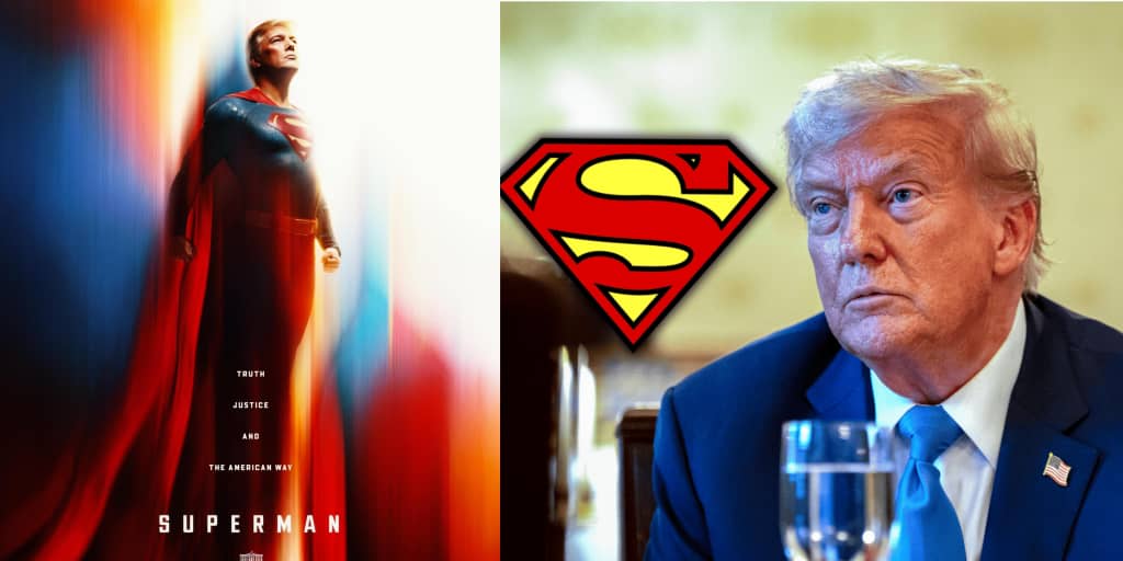 La Maison Blanche publie une image IA de Trump en Superman