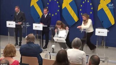 Suède – la ministre de la Santé s&rsquo;effondre en pleine conférence de presse (vidéo)
