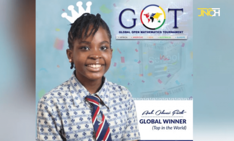 Une jeune nigériane remporte le concours mondial de mathématiques face à des Anglais, des Américains et des Chinois