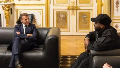 Davido rencontre le président français Emmanuel Macron (PHOTOS)