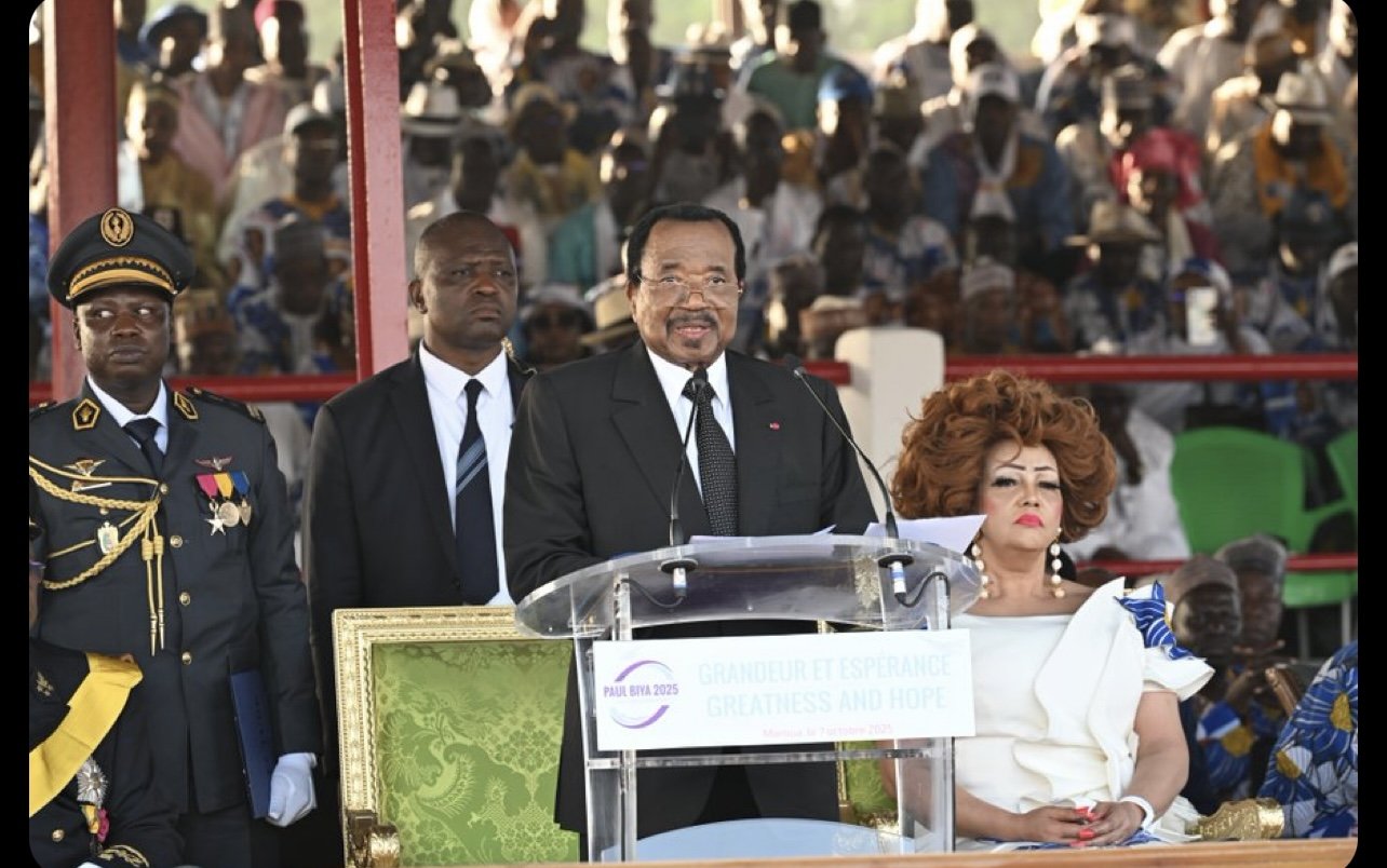 Cameroun: Le président Paul Biya fait une rare apparition publique pour ...