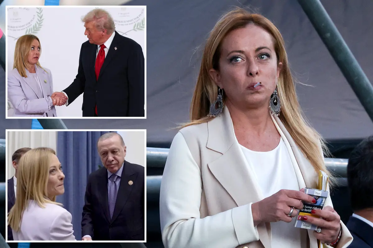 Giorgia Meloni : « Je tu.erais probablement quelqu’un si je devais arrêter de fumer »