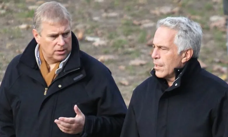 prince Andrew et Jeffrey Epstein