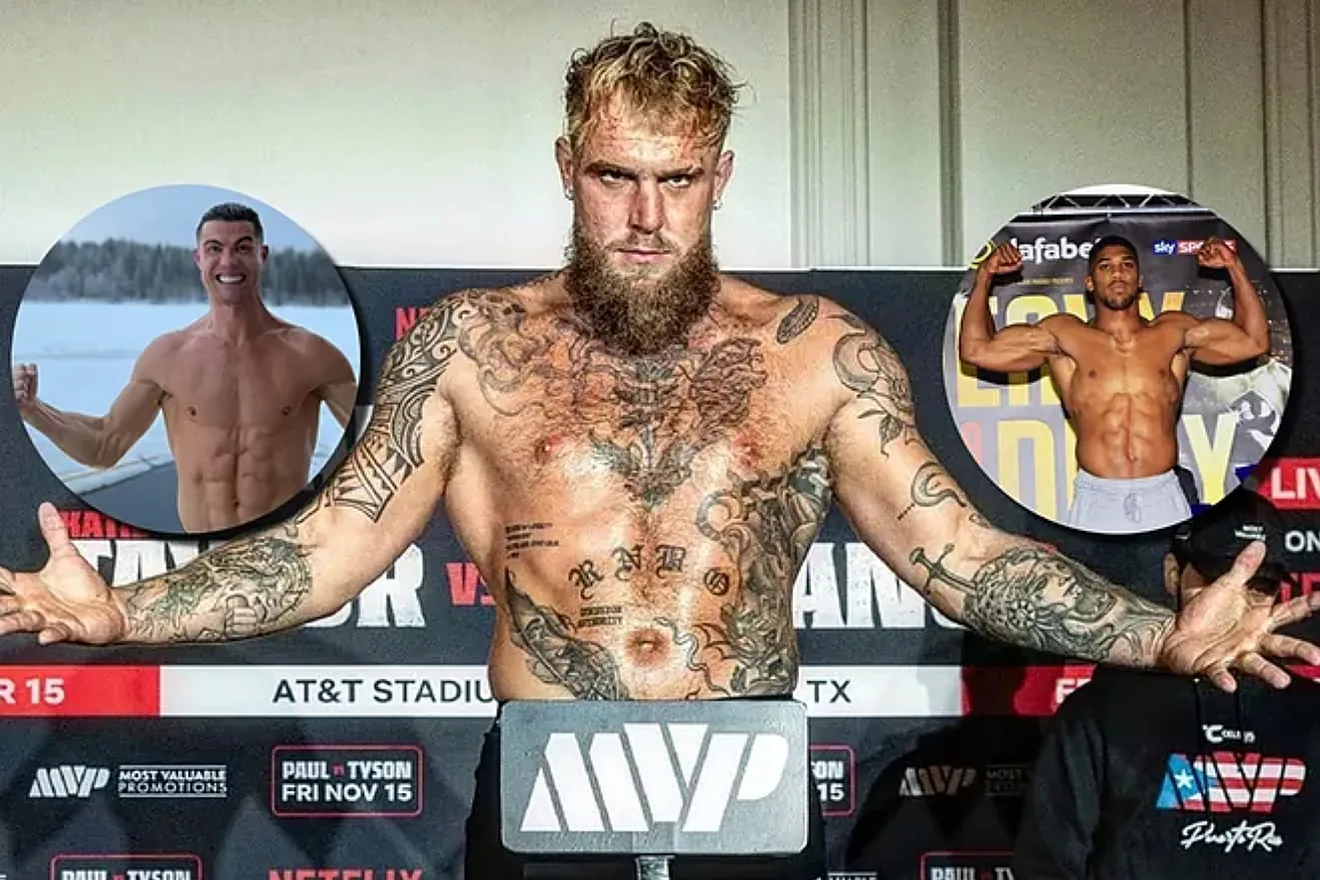 Jake Paul « veut » un combat contre Cristiano : il l’inclut dans sa liste des sportifs les plus surcotés