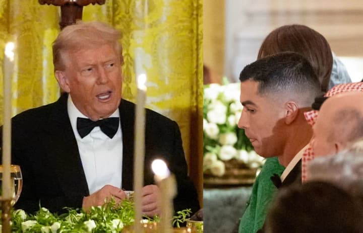 Donald Trump fait l’éloge de Cristiano Ronaldo lors d’un dîner à la Maison Blanche