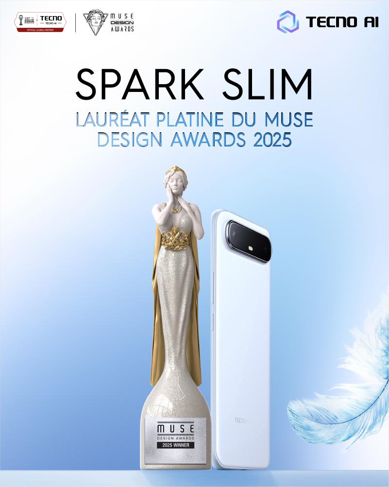 TECNO SPARK Slim : Lancement du smartphone ultra-fin primé pour son design révolutionnaire