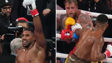 Boxe Anthony Joshua retrouve la mère de Jake Paul pour s’excuser personnellement d’avoir cassé la mâchoire de son fils.