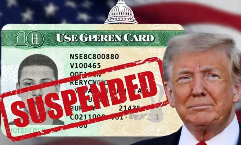 Les Etats-Unis suspendent la green card