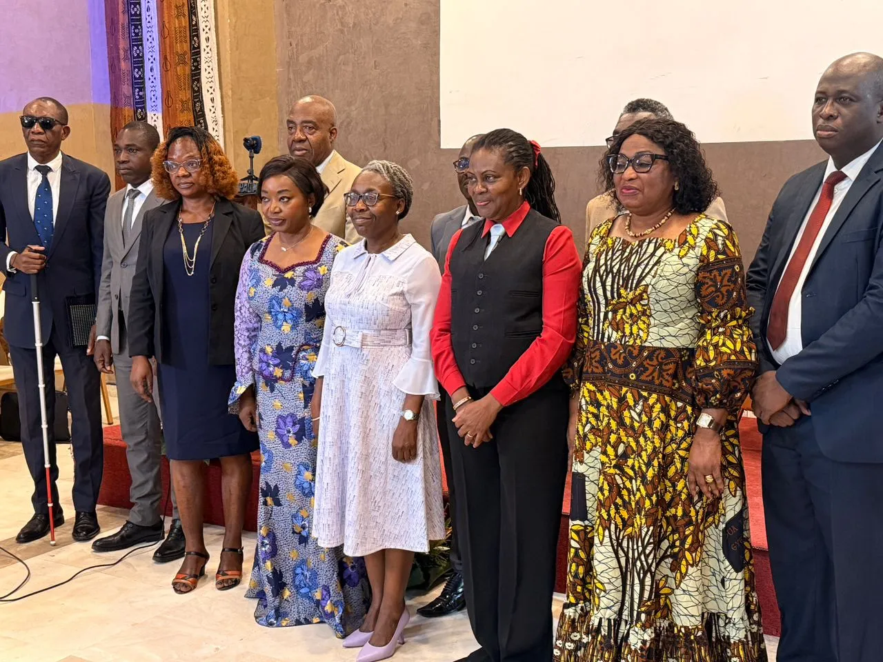 Colloque sur le handicap / Me Florence Loan-Messan rend hommage à Me Brigitte Mensah, avocate non-voyante