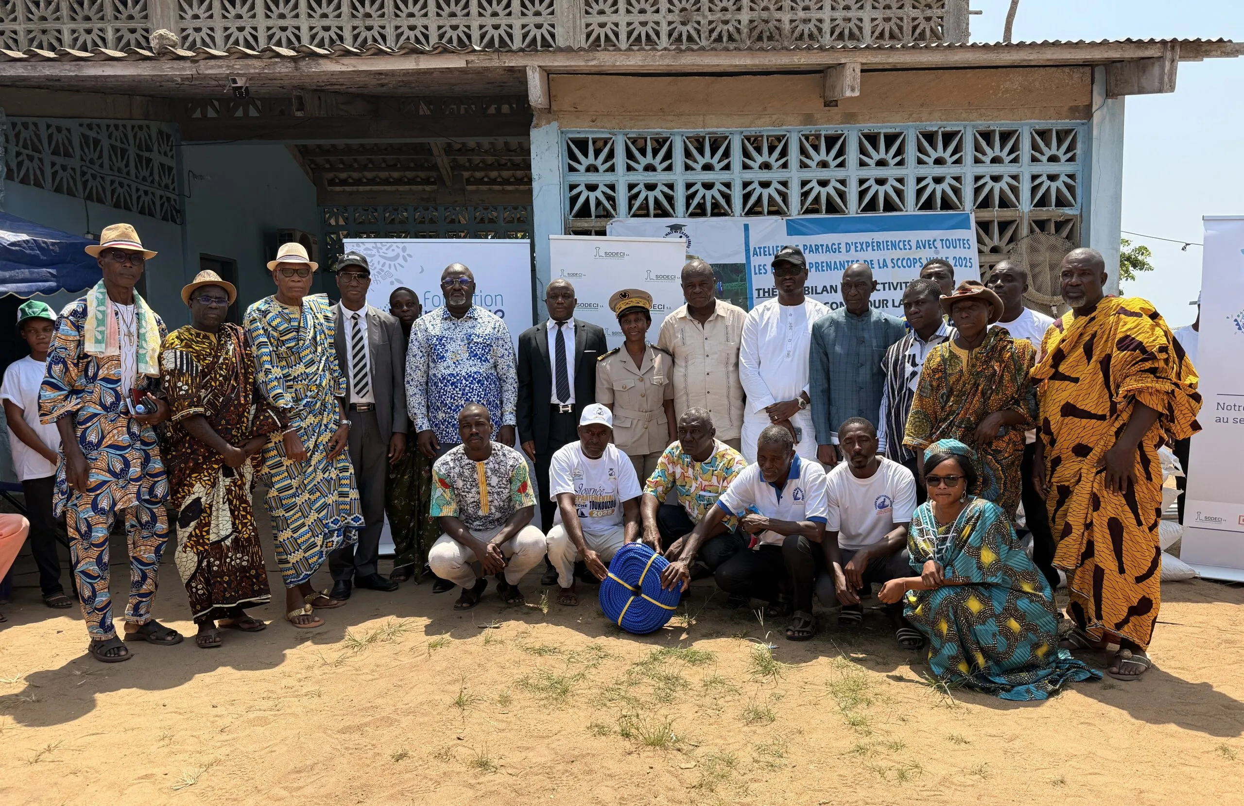 Un système d'aquaculture en cages flottantes d'une capacité de 6 000 poissons dans le village de Braffedon pour une solution durable à la raréfaction des ressources halieutiques