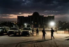 Vue du palais présidentiel de Ouagadougou au Burkina Faso