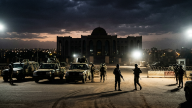 Vue du palais présidentiel de Ouagadougou au Burkina Faso