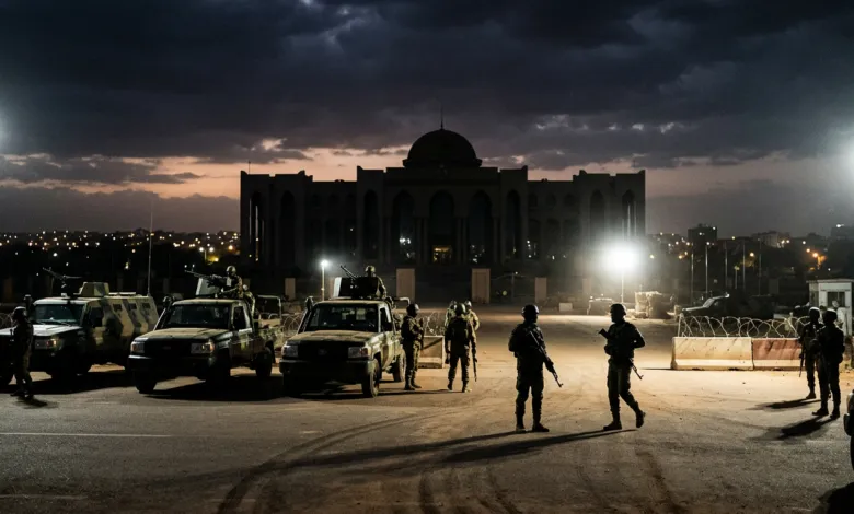 Vue du palais présidentiel de Ouagadougou au Burkina Faso