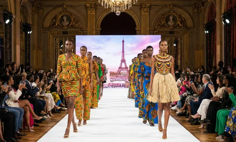 Défilé de mode africaine à Paris