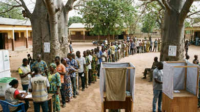 Bureau de vote au Bénin lors de la présidentielle 2026