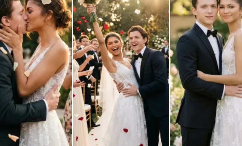 Zendaya sort de son silence concernant les photos de mariage présumées avec Tom Holland