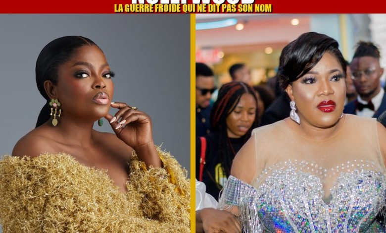 Funke Akindele et Toyin Abraham - zéro contact en public