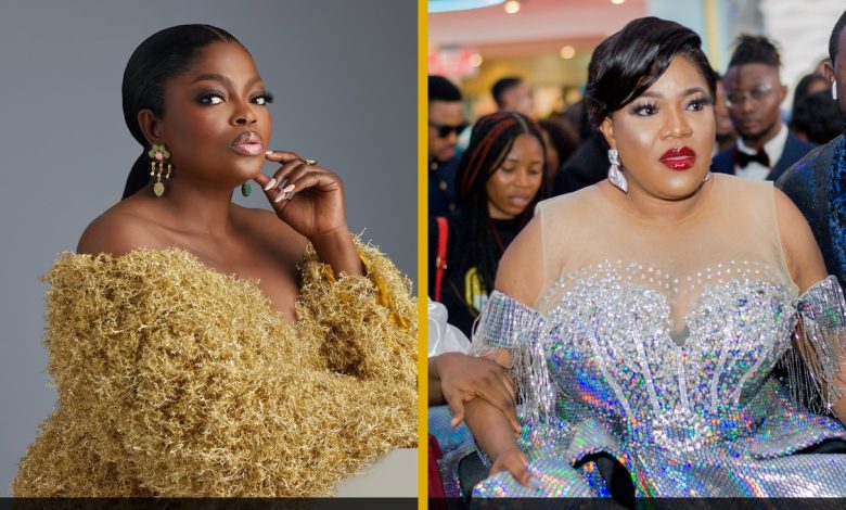 Funke Akindele et Toyin Abraham - zéro contact en public
