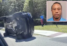 Affaire Tiger Woods – la police a trouvé dans ses poches quelque chose qui ne l’aidera pas.