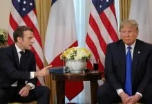 U.S. President Trump meets France’s President Macron, ahead of the NATO summit, in London