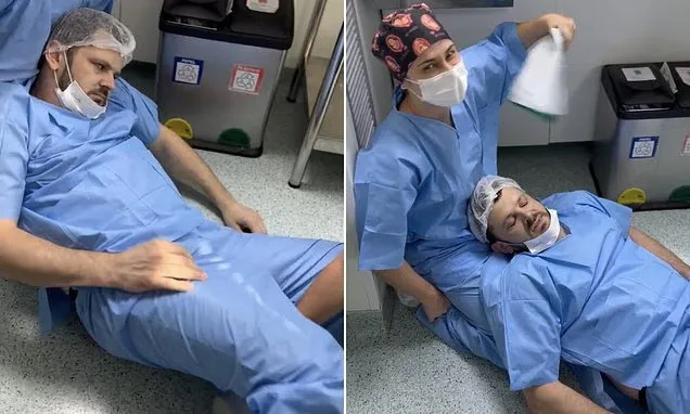 Un-père-s_évanouit-dans-la-salle-d_accouchement-en-assistant-au-travail-de-sa-femme-_Vidéo_-