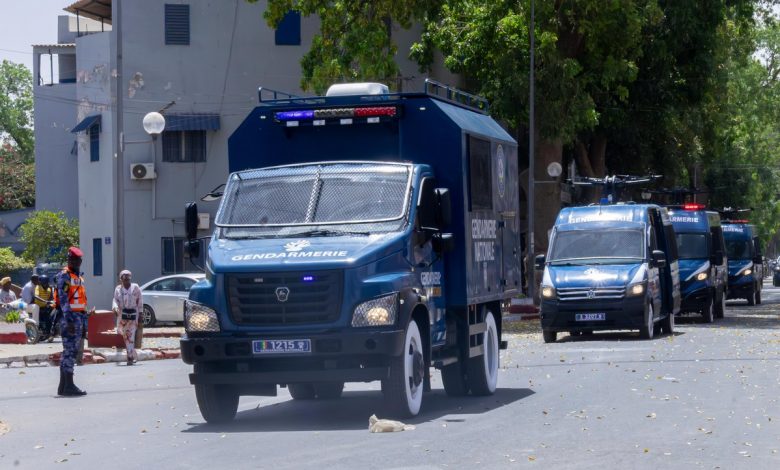 Convoi de la Gendarmerie nationale sénégalaise