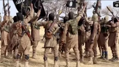 Combattants armés lors d’une attaque revendiquée par le JNIM au Mali