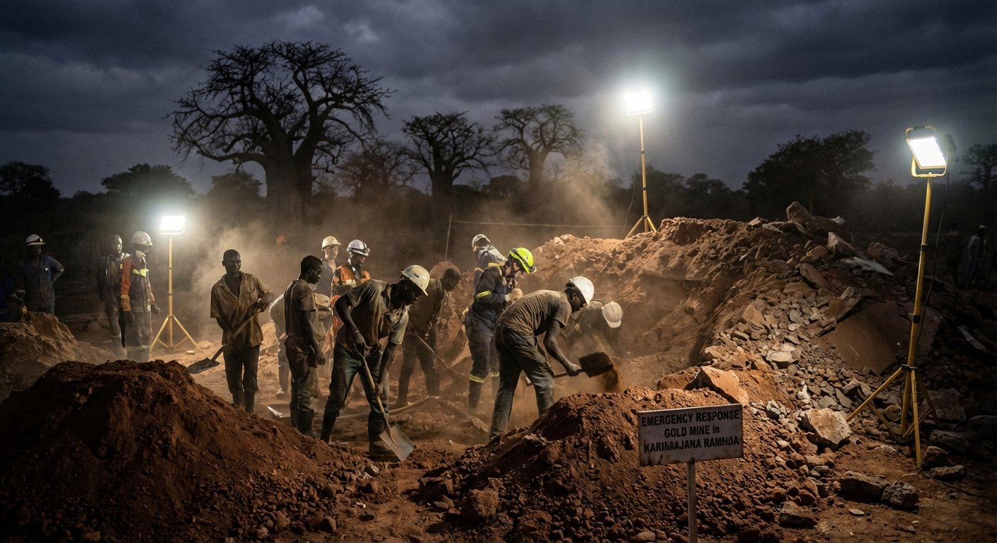 Sénégal : 15 orpailleurs m0rts et plus de 20 disparus dans l’effondrement d’une mine d’or à Kédougou