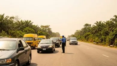 Point de contrôle Lagos-Ibadan
