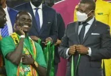 Sadio Mané avec le Sénégal