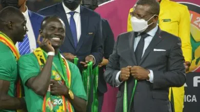 Sadio Mané avec le Sénégal