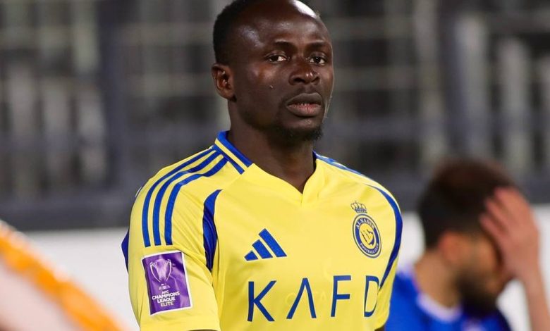 Sadio Mané en maillot Al-Nassr