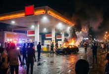 Illustration d'un accident suivi d'un incendie à la T5 de Conakry