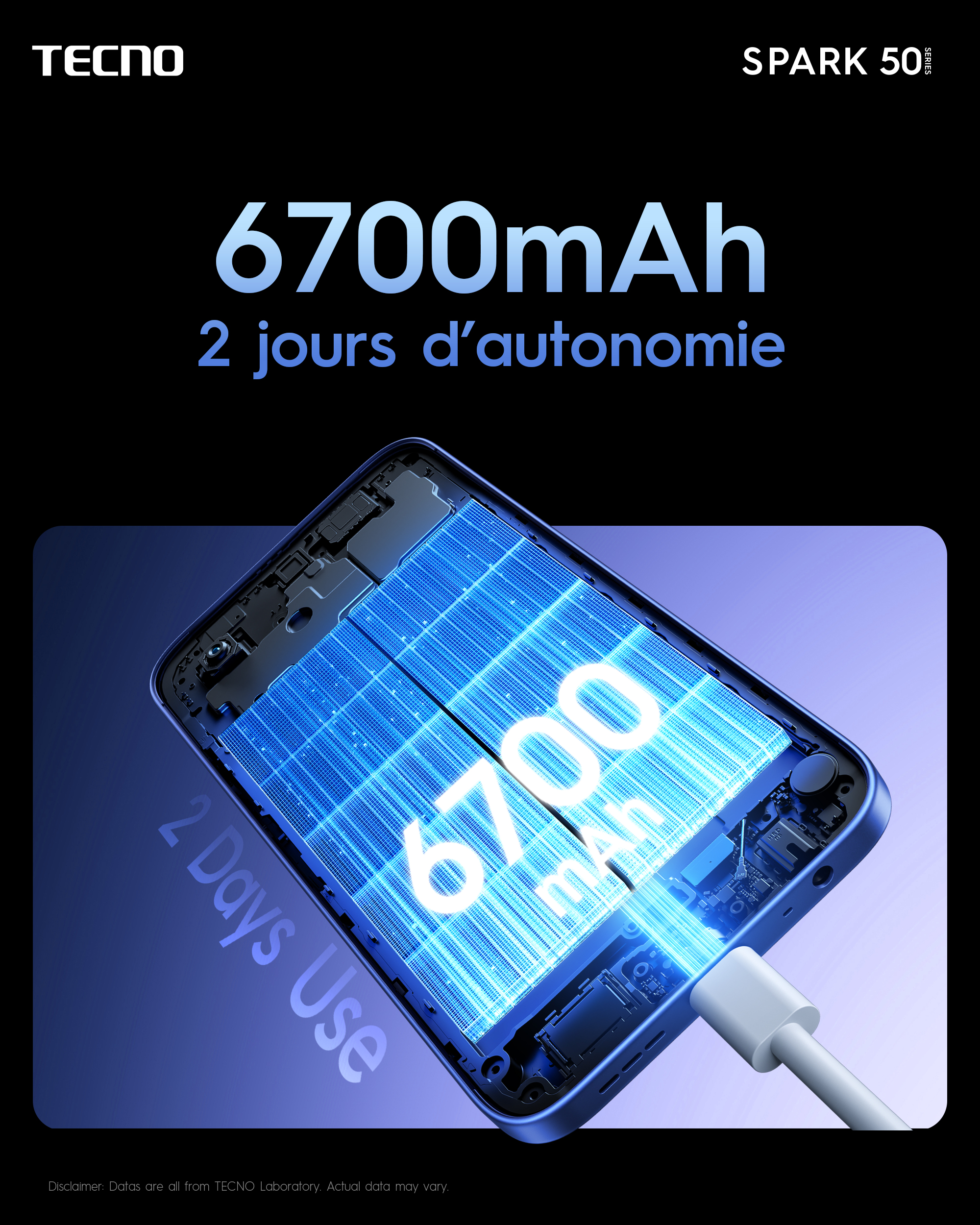 TECNO SPARK 50 : Le smartphone conçu pour ne jamais vous lâcher au quotidien
