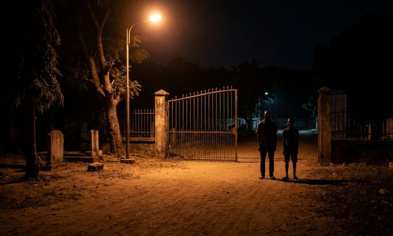 Illustration sobre d’un cimetière à Cotonou pour un fait divers au Bénin