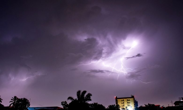 Orage au Cameroun