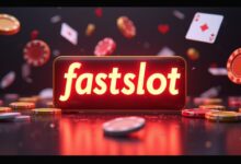 Visuel Fastslot avec accessoires de jeu et ambiance fitness iGaming