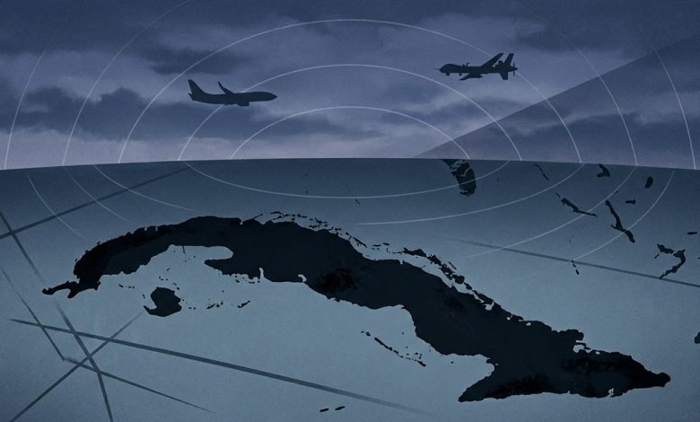 Avions et drones de surveillance près de Cuba
