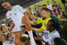 Joueurs de l’Algérie lors des qualifications du Mondial 2026